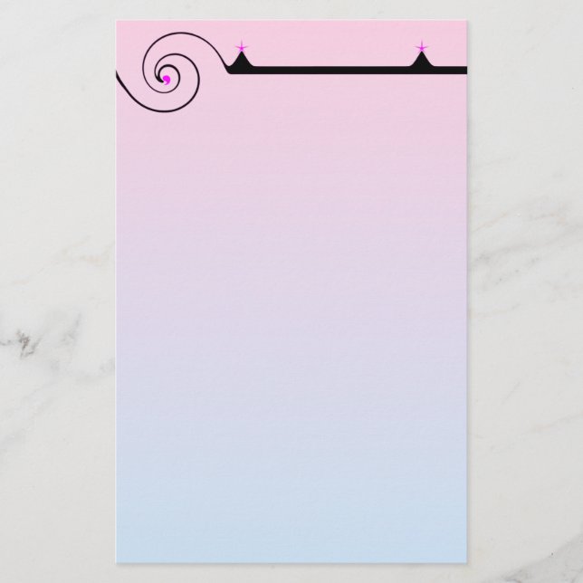 Pretty Pink and Blue Paper (Front)