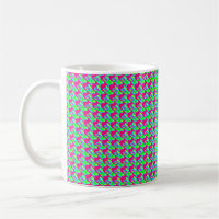 pretty pink and lime green coffee or tea drinking