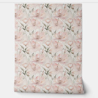 Pretty pink and white peonies in a calm design