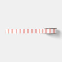 Pretty Pink and White vertical stripes