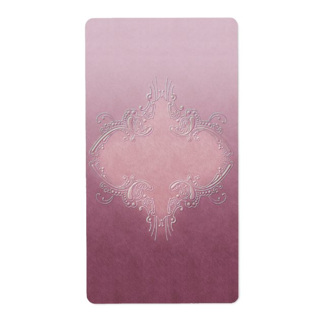 Pretty Pink Apothecary Label (Front)