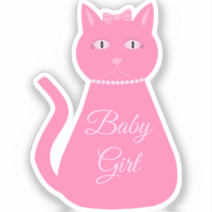 Pretty Pink Baby Girl Cat Custom