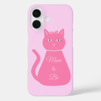 Pretty Pink Baby Girl Cat Custom Mother to be