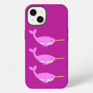 Pretty Pink Baby Girl Narwhal iPhone 13 Case