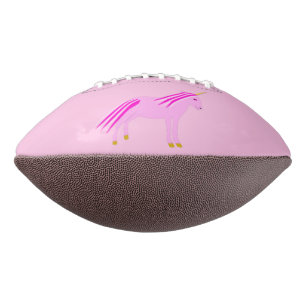 Pretty Pink Baby Girl Unicorn Football