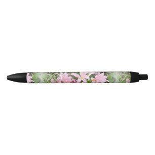 Pretty Pink Belladonna Lily Custom Pen