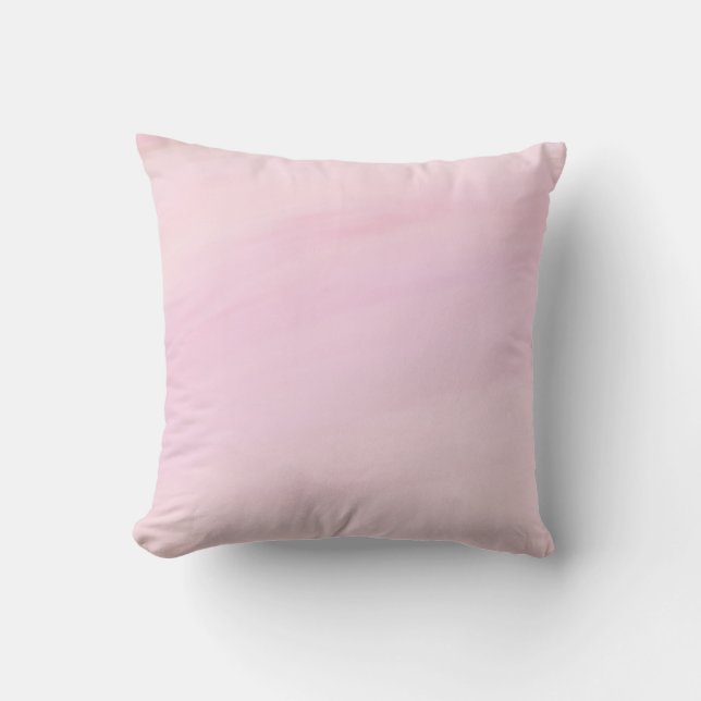 Pretty Pink Blush Outdoor Cushion (Front)