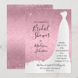 Pretty Pink Bridal Shower -  Invitation