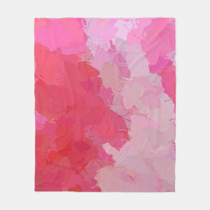 Pretty Pink Butterflies fleece blanket