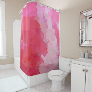 Pretty Pink Butterflies shower curtain