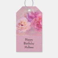 Pretty Pink Carnations Stylish Photograph Birthday