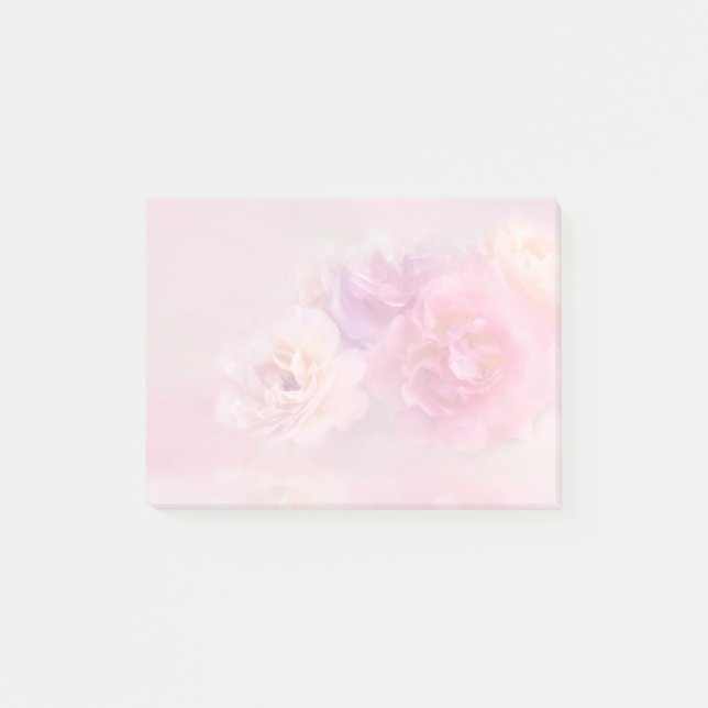 Pretty Pink Carnations Stylish Photography Post-it Notes (Front)