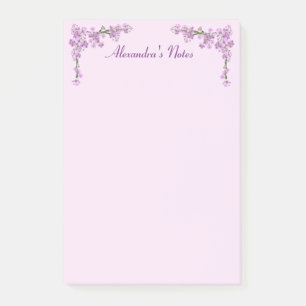 Pretty Pink Cherry Blossoms Post-it Notes