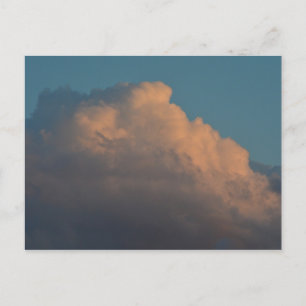 pretty pink cloud formation florida postcard