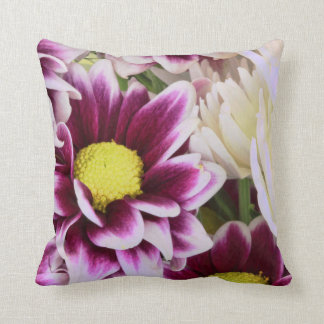 Pretty Pink Dahlia Bouquet Cushion
