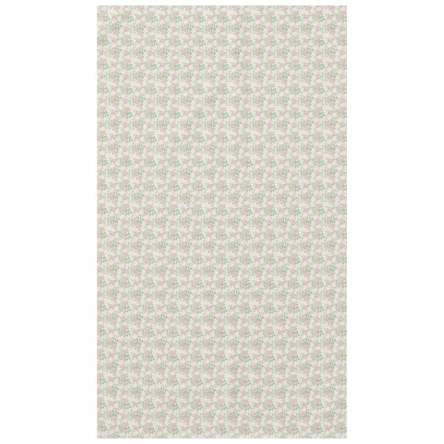 Pretty Pink Dog Roses on Taupe Tablecloth (Front)