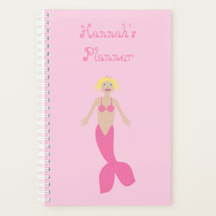 Pretty Pink Fantasy Mermaid Custom Planner