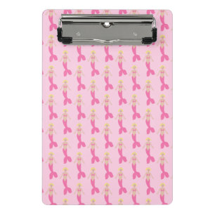 Pretty Pink Fantasy Mermaid Patterned Mini Clipboard