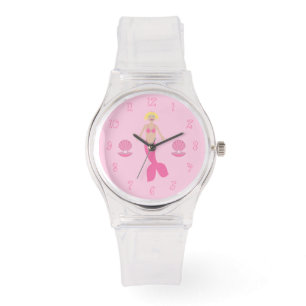 Pretty Pink Fantasy Mermaid Watch
