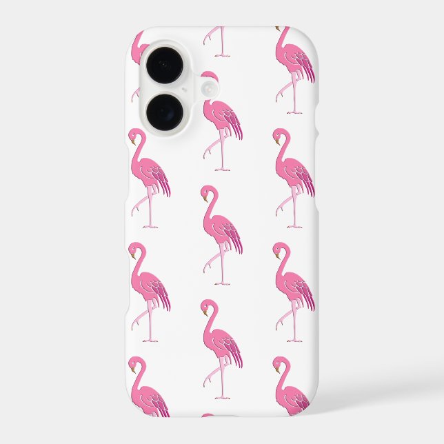 Pretty pink flamingo Case-Mate iPhone case (Back)