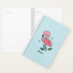 Pretty Pink Flamingos Planner