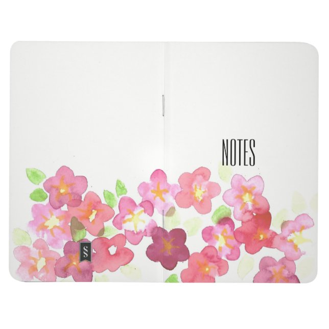 Pretty Pink Floral Journal (Outside)