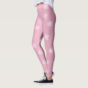 Pretty Pink Floral Leggings