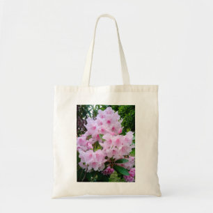 Pretty Pink Flower Floral Canvas Tote Bag