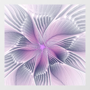 Pretty Pink Flower Modern Abstract Fractal Art