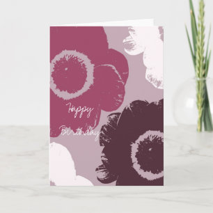 Pretty Pink Flowers Card