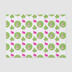 Pretty Pink Frog Tissue Paper