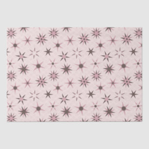 Pretty Pink Geo Stars - pattern. Tissue Paper