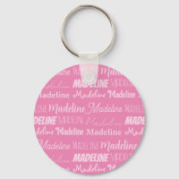 Pretty Pink Girls Name Font Collage Custom Teen