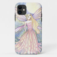 Pretty Pink Girly Fairy Fantasy Art iPad Mini Case