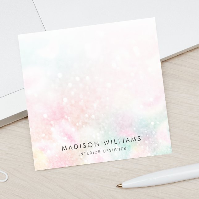 Pretty Pink Glitter Girly Glamourous Post-it Notes (Creator Uploaded)