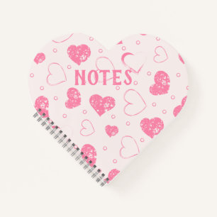 Pretty Pink Hearts Notebook
