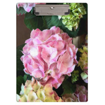 Pretty Pink Hygrangea Clipboard