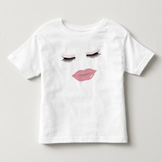 Pretty Pink Lip's Toddler Ruffle Dress T-Shirt