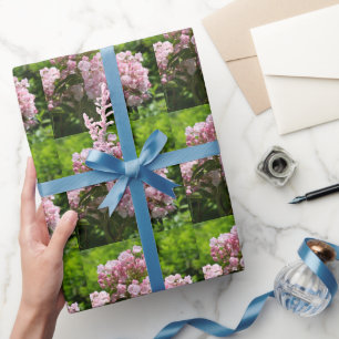 Pretty Pink Mountain Laurel Flowers Wrapping Paper