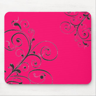 pretty pink mouse pad