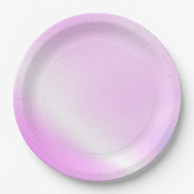 Pretty Pink Paper Plate (Front)