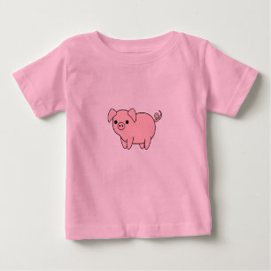 pretty pink pig baby T-Shirt