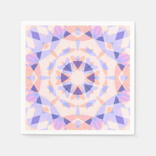 Pretty Pink Purple Baby Girl’s Birthday Magic Star Napkin