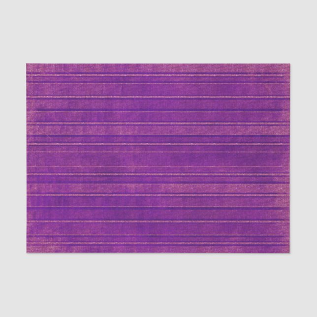 Pretty Pink Purple Distressed Watercolor Pattern Tissue Paper (Front)