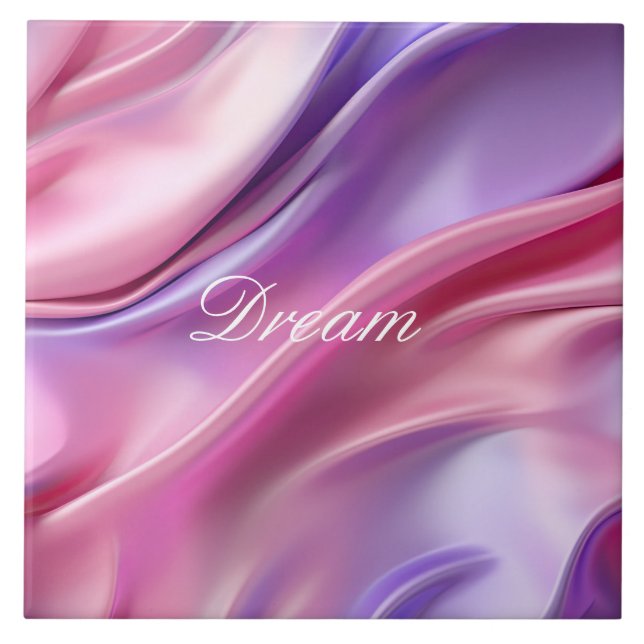 Pretty Pink Purple Dream Tile (Front)