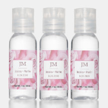 Pretty Pink Rose Floral Bloom Wedding Favour Chic