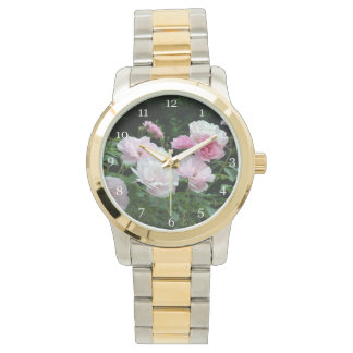 Pretty pink rose flowers photography watch