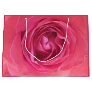 Pretty Pink Rose Large Gift Bag