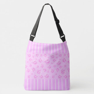 Pretty Pink Roses Crossbody Bag