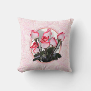 Pretty Pink Roses Cushion